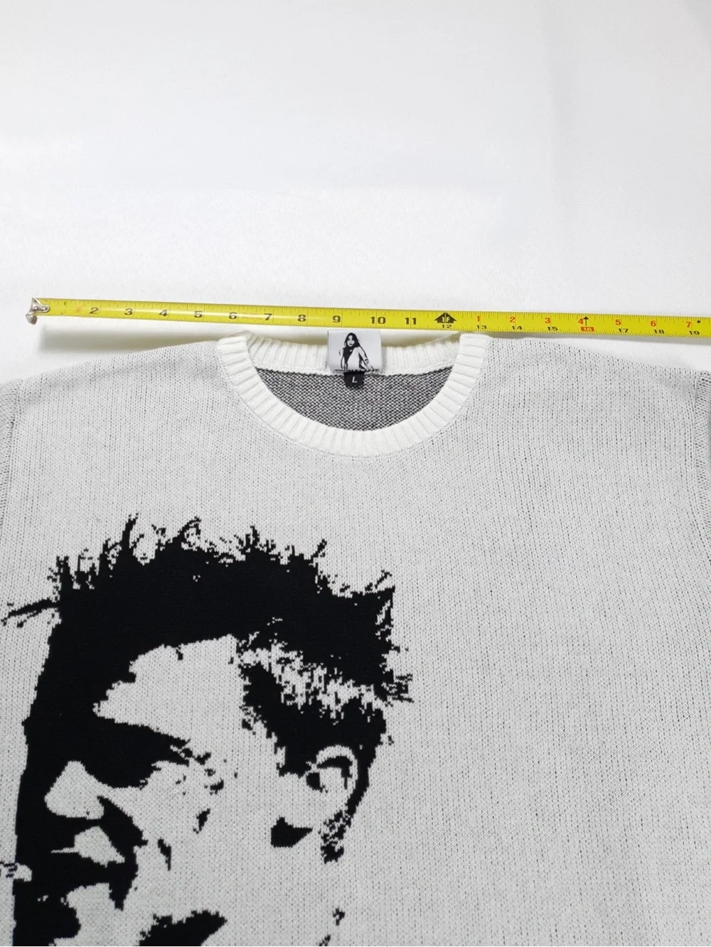 Joy Divizn Brad Pitt Fight Club Knit Sweater Mens Size Large NEW